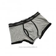 Boxer Calvin Klein Hombre 365 Gris Negro