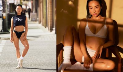 Greta Lee es la nueva modelo de ropa interior de Calvin Klein