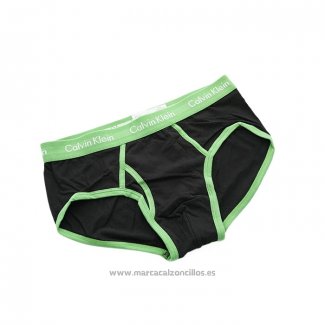 Slips Calvin Klein Hombre 365 Verde Negro