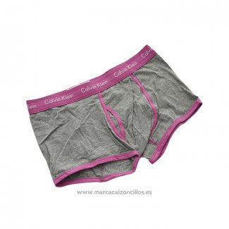 Boxer Calvin Klein Hombre 365 Rosa Gris