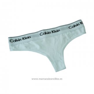 Calvin Klein Mujer Tanga Blanco