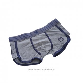 Boxer NY Hombre Apagado Azul Gris