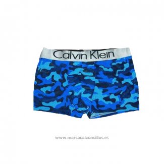 Boxer Calvin Klein Hombre Camuflaje Azul