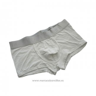 Boxer Calvin Klein Hombre Steel Blateado Blanco