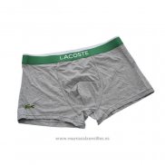 Boxer Lacoste Hombre Verde Gris