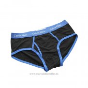 Slips Calvin Klein Hombre 365 Azul Negro