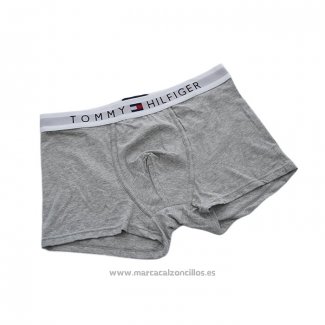 Boxer Tommy Hombre Blanco Gris