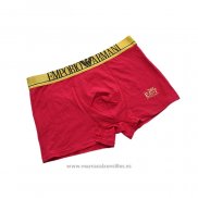 Boxer Armani Hombre Dolado Rojo