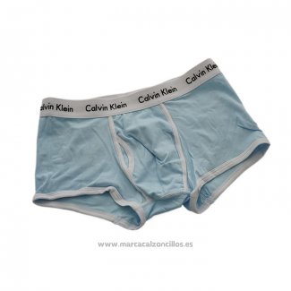 Boxer Calvin Klein Hombre 365 Blanco Azul Claro