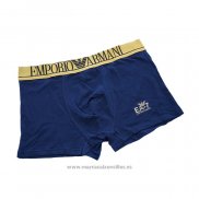 Boxer Armani Hombre Dolado Azul Oscuro