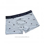 Nuevo Boxer Tommy Hombre Estampado Geometrico Blanco