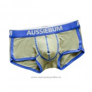 Boxer Aussiebum Hombre Beige Azul