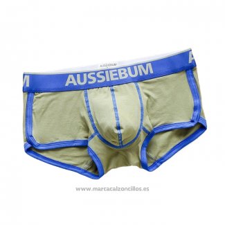 Boxer Aussiebum Hombre Beige Azul